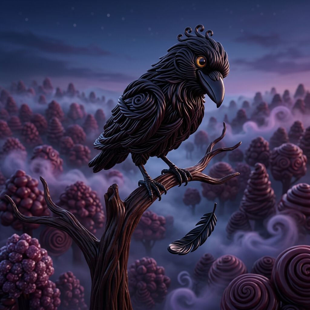 Inkwell, The Licorice Raven